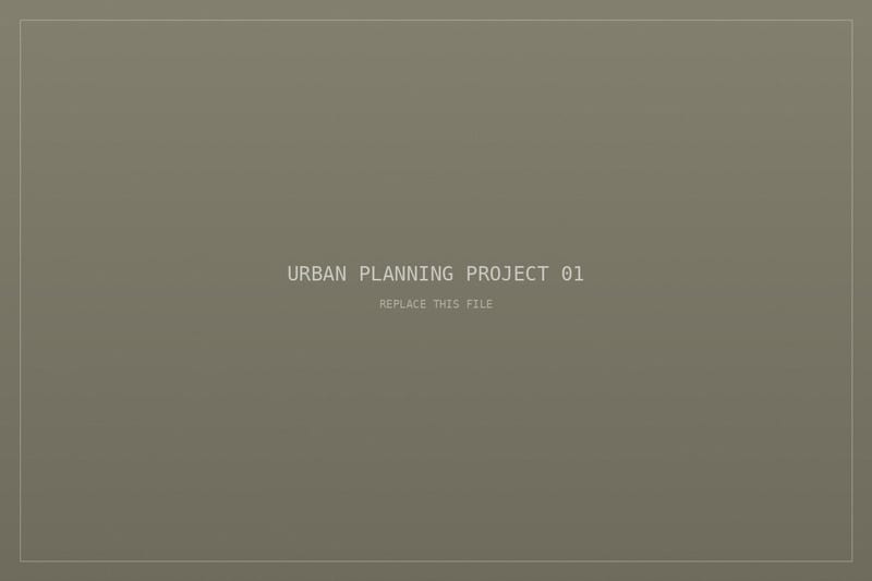 Projet d’urbanisme d’Alireza Rezaie — plan directeur